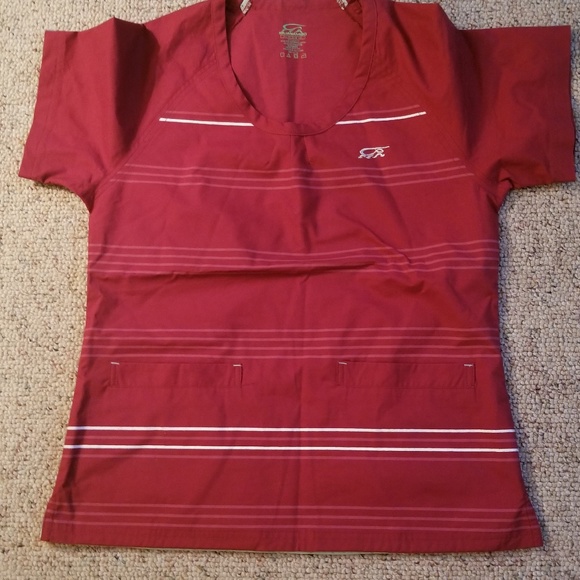 Extra Small Wine color IguanaMed Scrub set - Picture 3 of 4